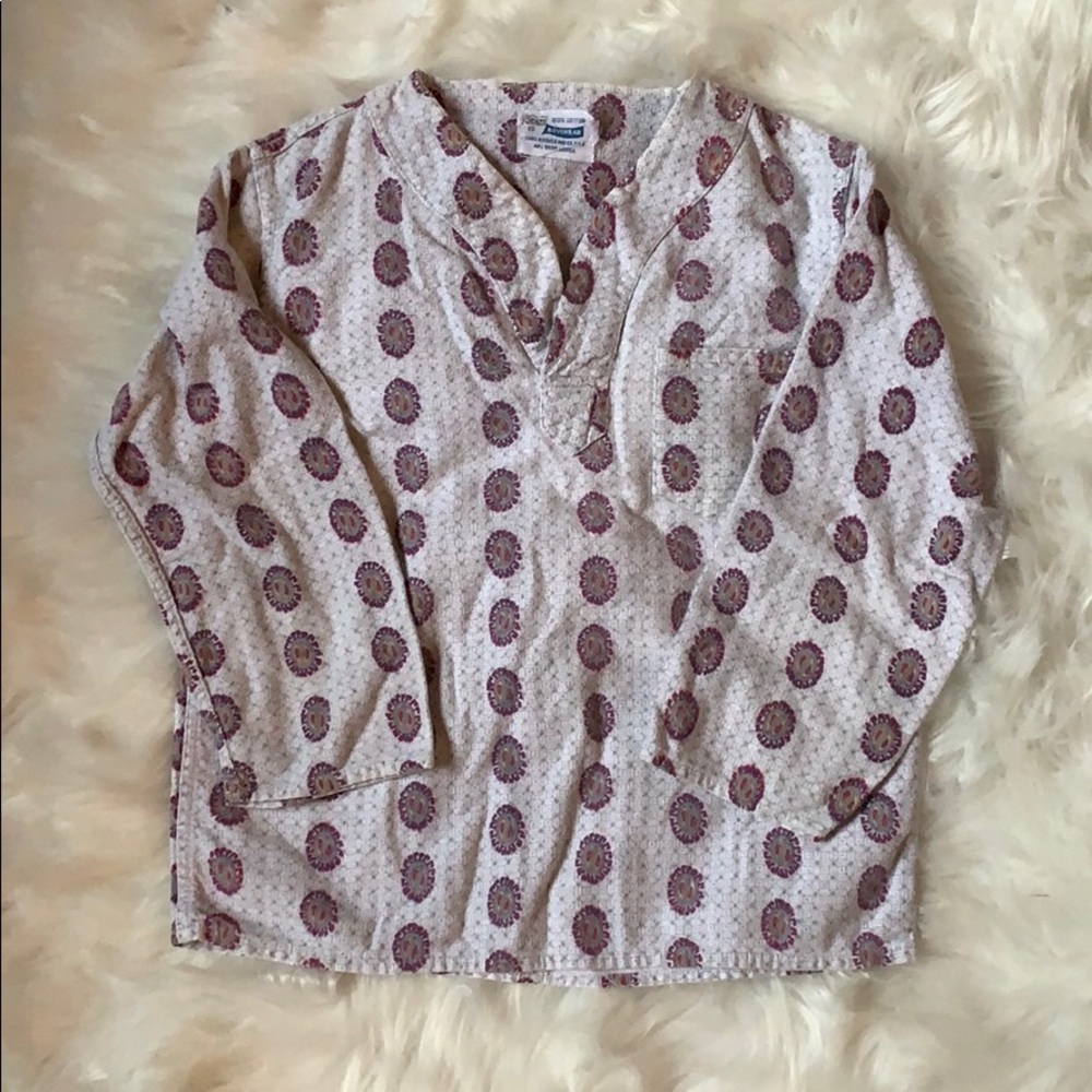 Adorable vintage paisley Sears long sleeve